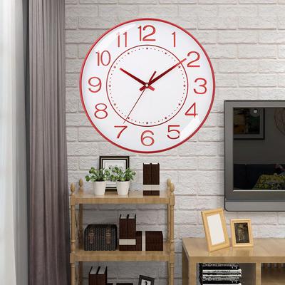 Wall Clock Fashion Creative Wall Clock Travel Time Accurate No Punching No Ticking Digital Wall Clock for Wall Decoration