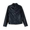 Short Leather Jacket for Women with A Spring and Autumn Western Temperament, Short Jacket for Slimming, Leather Jacket
