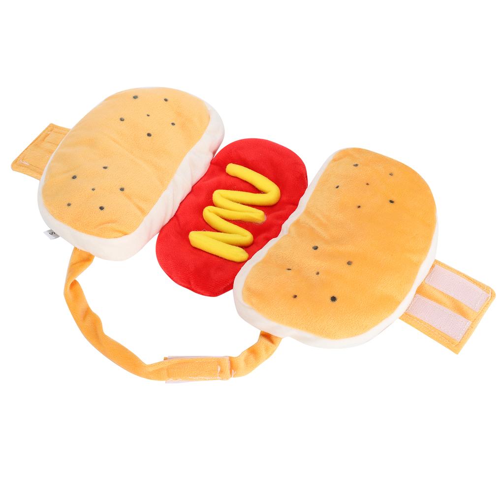 Cotton Yellow Pet Hot Dog Dress Hamburger Clothing Warm Clothes Supplies for Dogs