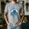 2026 Summer 100 Cotton CookieS Gym Graphic Oversized Tee Cookie Monster 1966 Retro Funny Cartoon Themed Short Sleeve