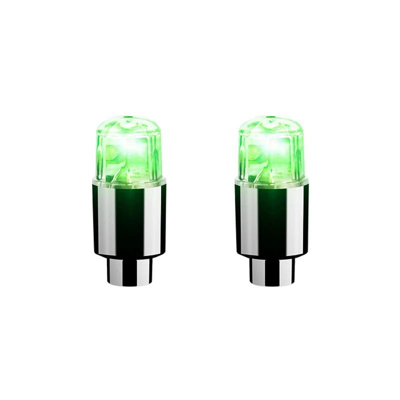 2/4Pcs Tire Valve Cap Lights Durable Tire Lights For Car Air Valve Caps With Lights For Motorcycles Bicycles Electric Vehicles