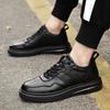 Men's Shoes Autumn and Winter New Men's Board Shoes Men's Low-top Breathable Casual Shoes Foreign Trade Soft-soled British Leather Shoes Men