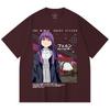 230 g/m² 100% Baumwolle Frieren V2 Nachahmung Brustangriff Druck Unisex Schweres Baumwoll-T-Shirt