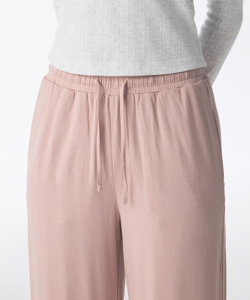 MUSINSA STANDARD WOMAN Women'S Jersey Wide Lounge Pants [Desert Pink]