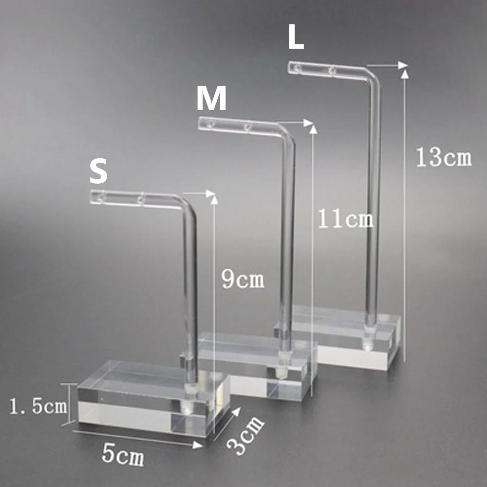 

1 шт. Прозрачный акриловый подвесной держатель для серег, подставки для демонстрации ювелирных серег ( Не включая ювелирные серьги) S