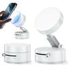Mobile Phone Vacuum Suction Cup Holder Foldable for iPhone/ Android Kitchen Lazy Vacuum Double Sided Magnetic Bracket