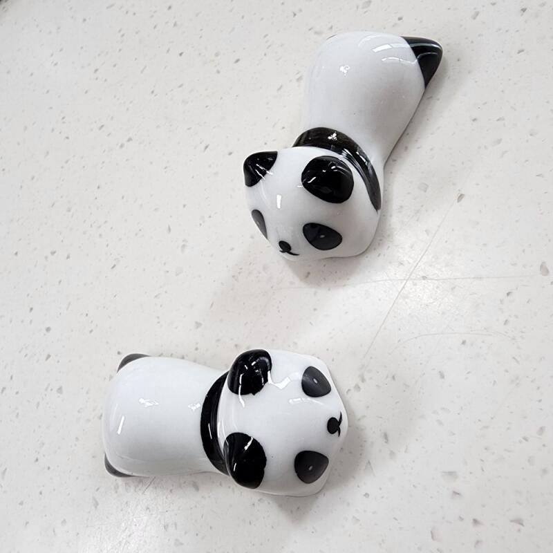 1 ceramic panda spoon rest