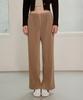 Waiowai Basic Straight Pleated Pants_Mocha