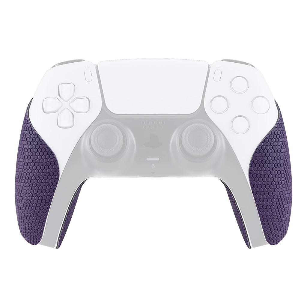eXtremeRate Sweat Absorption Grip Compatible with PlayVital PS5 Soft Rubber Pad Handle Grip Sticker Compatible with PS5 Honeycomb Textured Surface