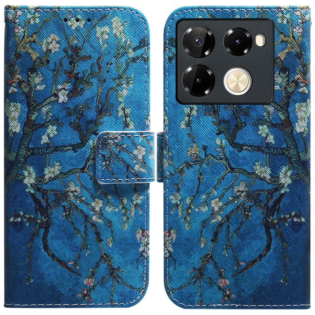 For Infinix Note 40 Pro 5G/40 Pro+ Leather Case Pattern Print Wallet Phone Cover