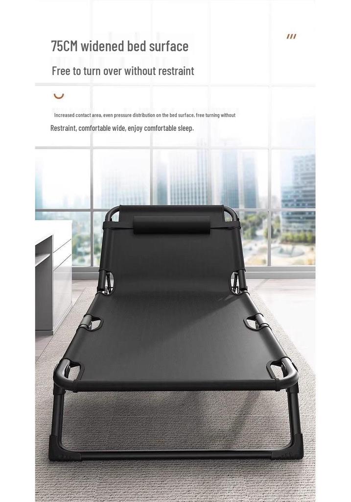 Multifunctional Single Bed Recliner: Perfect for Caregivers, Naps, Offices, Camps, and Rentals - Foldable and Compact.