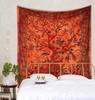 Indian Tree of Life Tapestry Boho Wall Art Multicolor Floral Design Ethnic Decor for Home Living Room Bedroom Yoga Space
