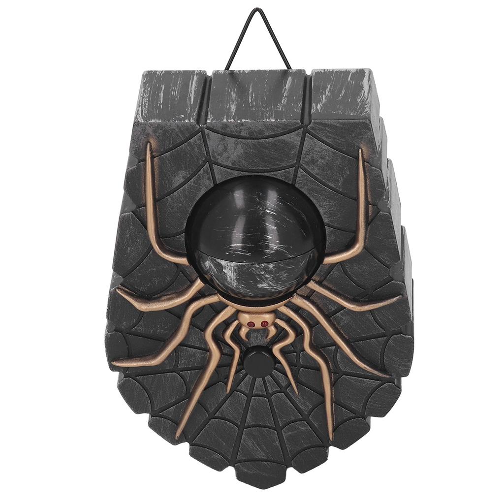 Spider Doorbell Decoration Multifunctional Movable One Eyed Spider Doorbell with Light Horror