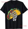 Funny Taco Skeletons Fiesta Mexican Food Lover T Shirt Vintage Fashion Homme Breathable Slightly Unisex Streetwear Soft