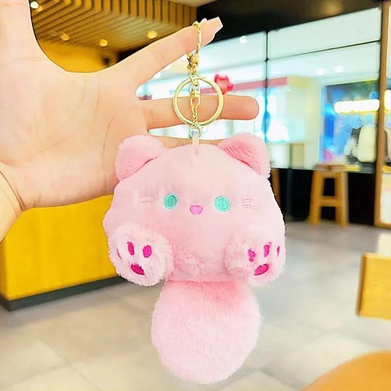 Pacha Dog Plush Doll: Cute Blush Heart Backpack Pendant, Cartoon Couple Gift