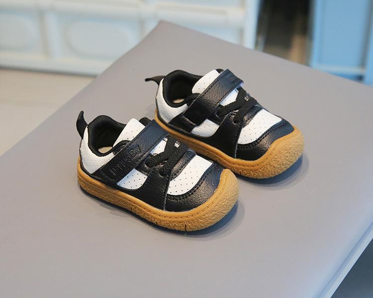 

Tenis Kid Shoe 2025Autumn New Kid Walking Shoes Breathable Slip Baby Shoe Soft Sole Comfort Versatile Boy Shoe Children Sneakers 18insole14cm чёрный
