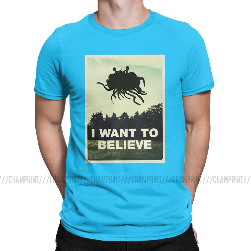 Flying Spaghetti Monsterism Believing T Shirts Men S T Shirts Pastafarianism Fsm Religion Church Novelty Tees
