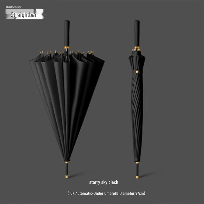 Ximengyuan Heavy-Duty 16-Rib Straight Umbrella