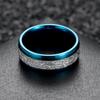 Ice Silk Foil Mens Ring Titanium Steel Ring Accessories