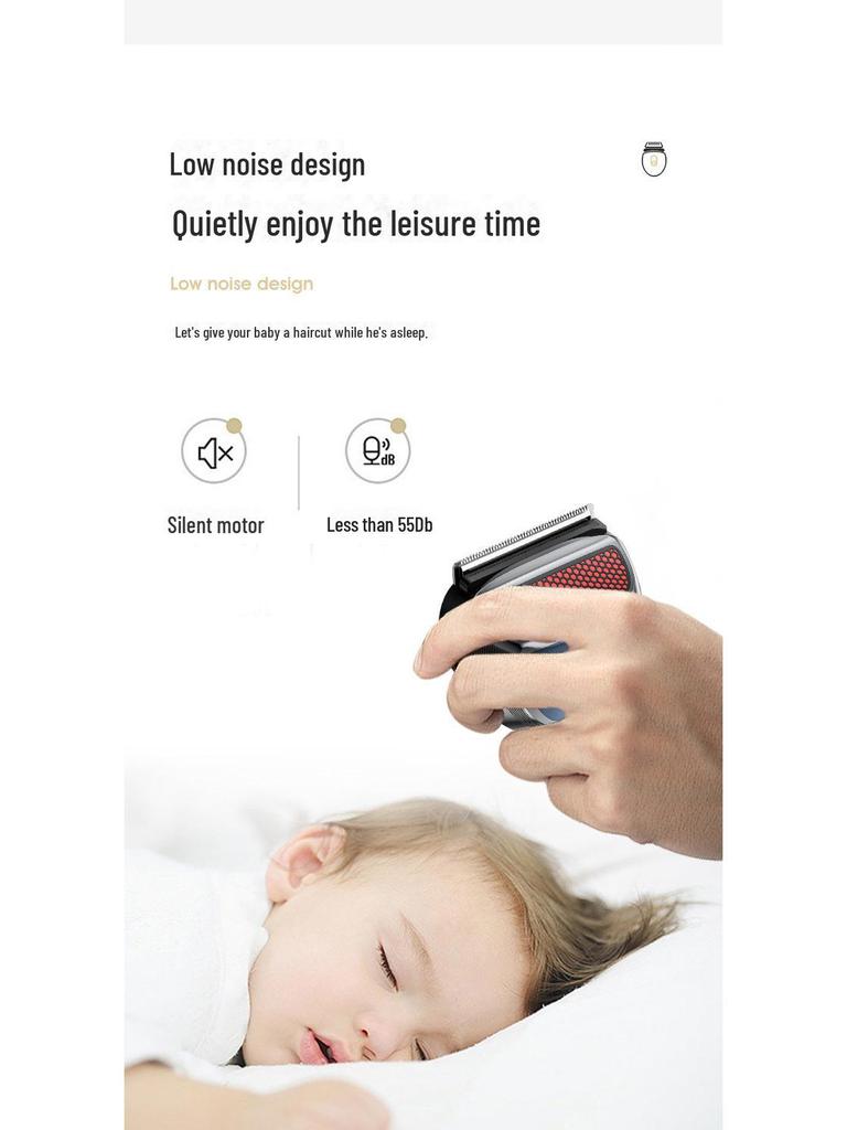 Waterproof Self-Service Men's Electric Hair Clipper