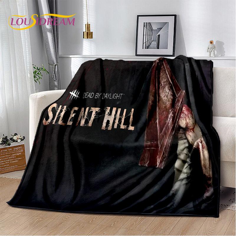 Silent Hill Horror Movie Games Soft Plush Blanket,Flannel Blanket Throw Blanket for Living Room Bedroom Bed Sofa Picnic Cover
