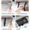 HLLQ9 Car Sun Visor Glasses Box Sunglasses Clip Card Ticket Holder for Skoda Fabia Kamiq Yeti Octavia Superb Kodiaq Karoq Rapid Scala
