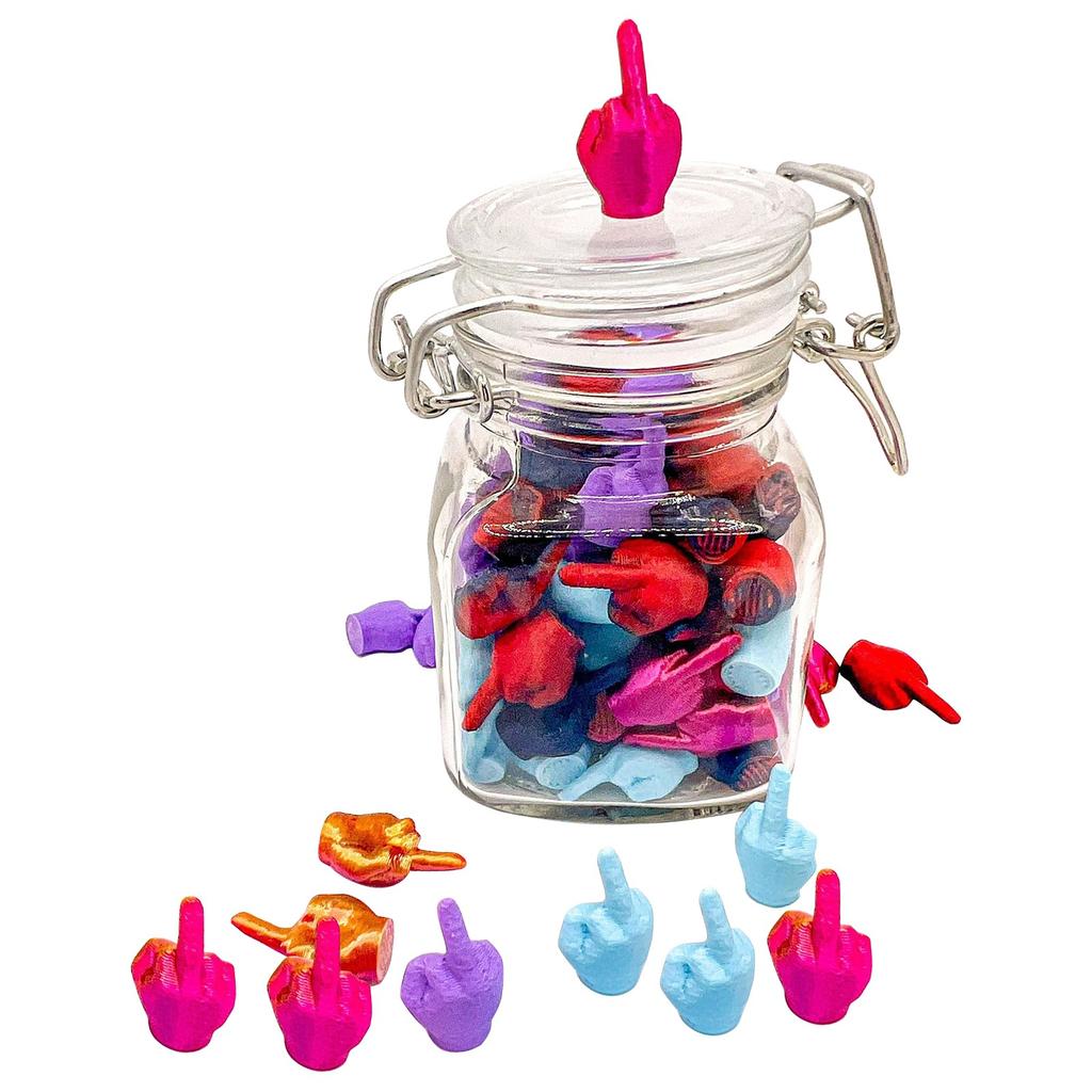 3D Printed Middle Finger Personality Item Creative Gift