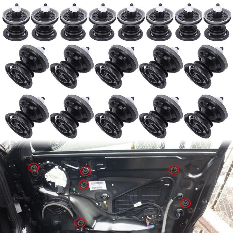 10-100pcs Car Door Panel Buckle Anti Slip Fastening Parts Auto Clip for Volkswagen Tiguan Passat Magotan Touareg Polo Cars