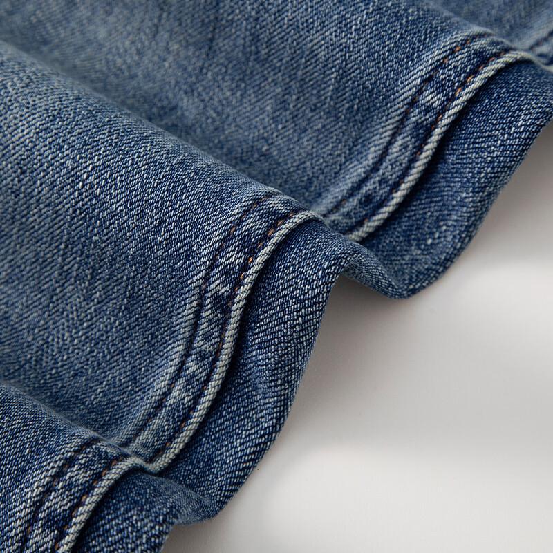RAIN.CUN Women's High-Waist Flared Velvet-Lined Jeans