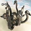 Vintage Octopus Mug Holder Resin Sea Animal Figurine Kitchen Countertop Coffee Cup Organizer Hanger Stand Rack Indoor Outdoor Decoration