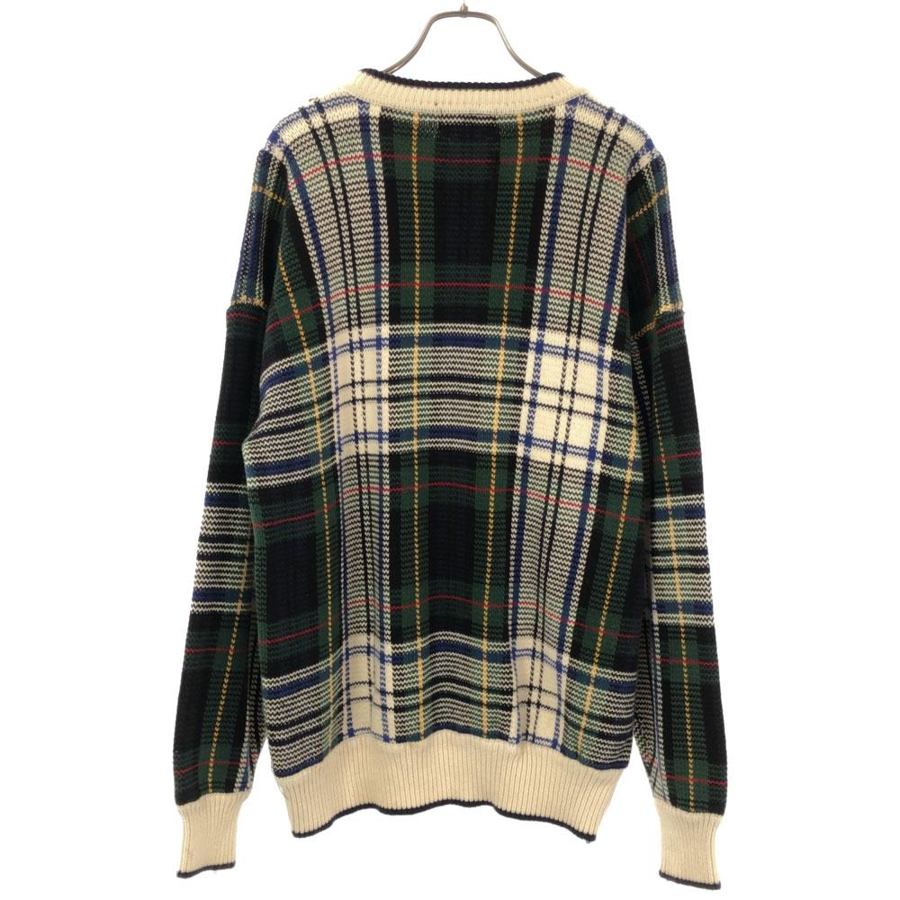 GANT 90s Check Pattern Long sleeve sweater L Knit Old Men's Used