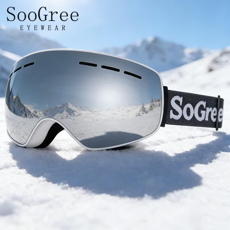 SooGree Unisex Anti-Beschlag Doppel-Schicht Skibrille