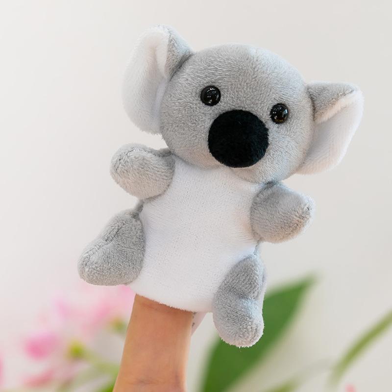 Forest Animal Finger Doll Panda Plush Toy Children Ocean Shark Doll