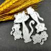 Roztomilé kočky kovové vykrajovátka DIY razítka řemesla ražba scrapbooking dekorace