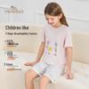 YEEHOO Girls' Modal Short Sleeve Pajama Set