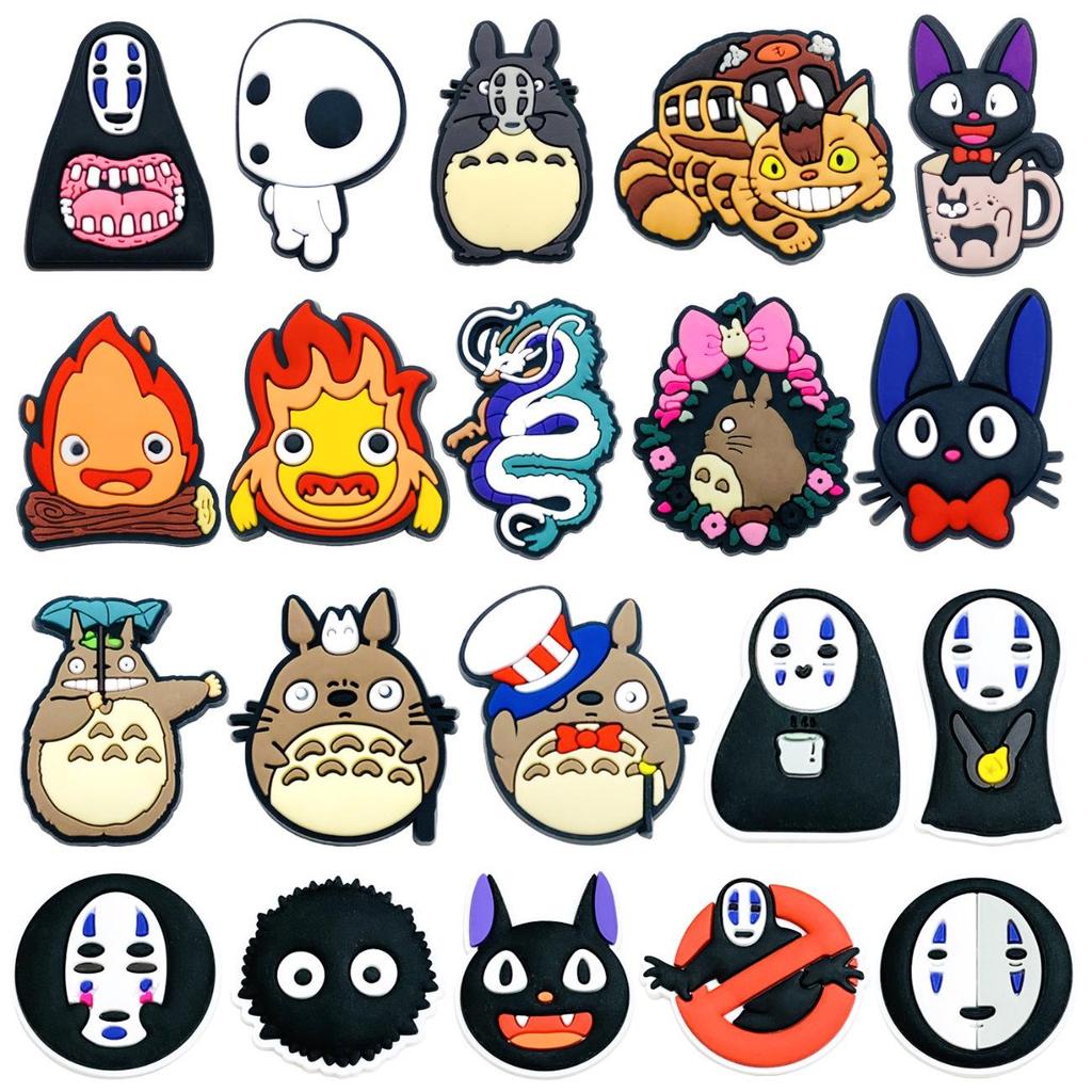 Cesta do fantazie Hayao Miyazaki Přívěsky na dřeváky | DIY Ozdoby na boty Croc