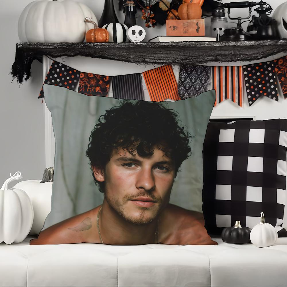 Canadian singer S-Shawn M-Mendes  Pillow Case Office Cushions Suitable For Sofa Car Bedroom Decorative Cushion Cover 12x12Inch