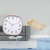 Vintage Digital Wall Clock And Dessert Plate Coffee Table Tray with Handle for Dining Room Home
