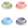 Non Slip Dog Bowl Elevated Pet low Feeder Bowl Splash Proof Food Bowl  Stray Animals