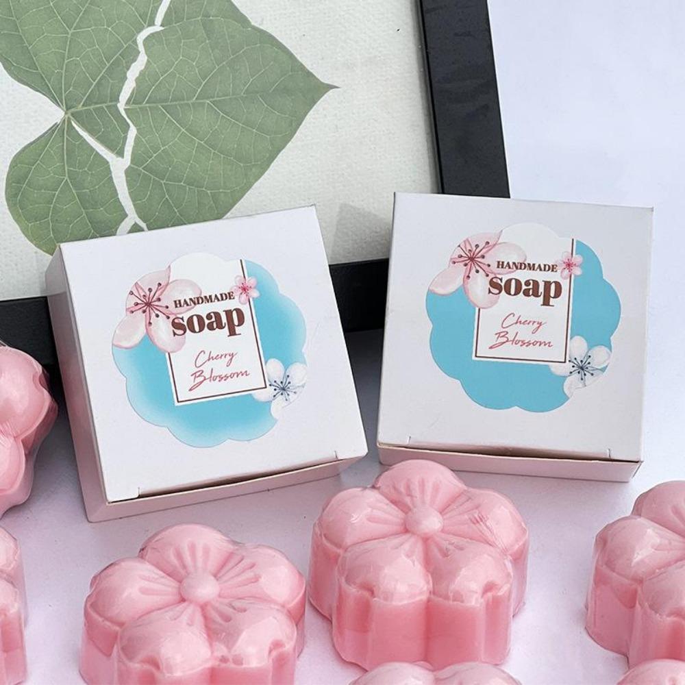 Savon Hydratant Sakura, Savon de Bain au Parfum Rafraîchissant, Ingrédients Naturels, Nettoyant et Hydratant
