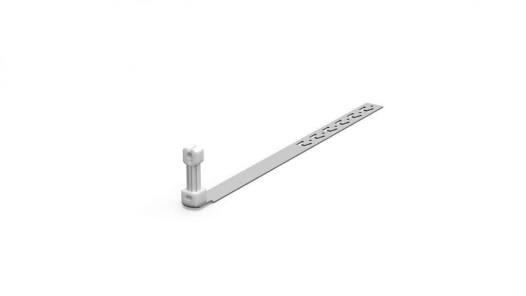 Uchwyt Pod Dachówkę L-415Mm Ocynk Z Zaczepami Z Plastikiem 10.3/Z/P Og /91003802/