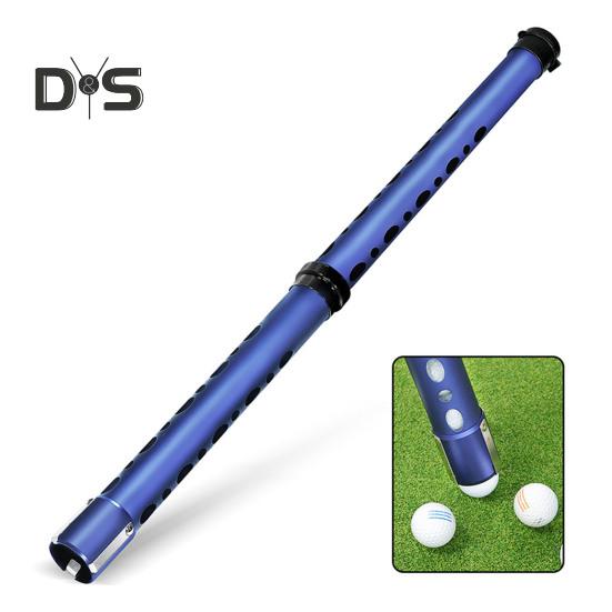 Colector de mingi de golf detașabil Din aliaj de aluminiu Retriever de mingi de golf Shag Tube Ball Shagger Colector conține 21 de mingi