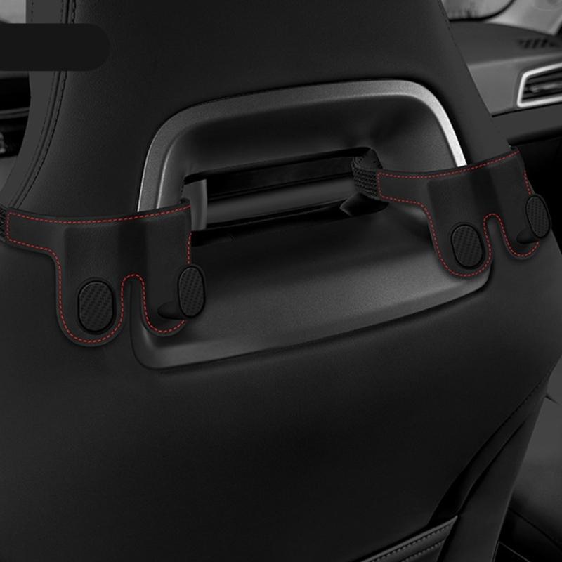 Auto Innenaufbewahrungshaken Automobil Rücksitzhaken für Handtasche Geldbörse Regenschirm Schwerlast Auto Kopfstützenhaken Organizer