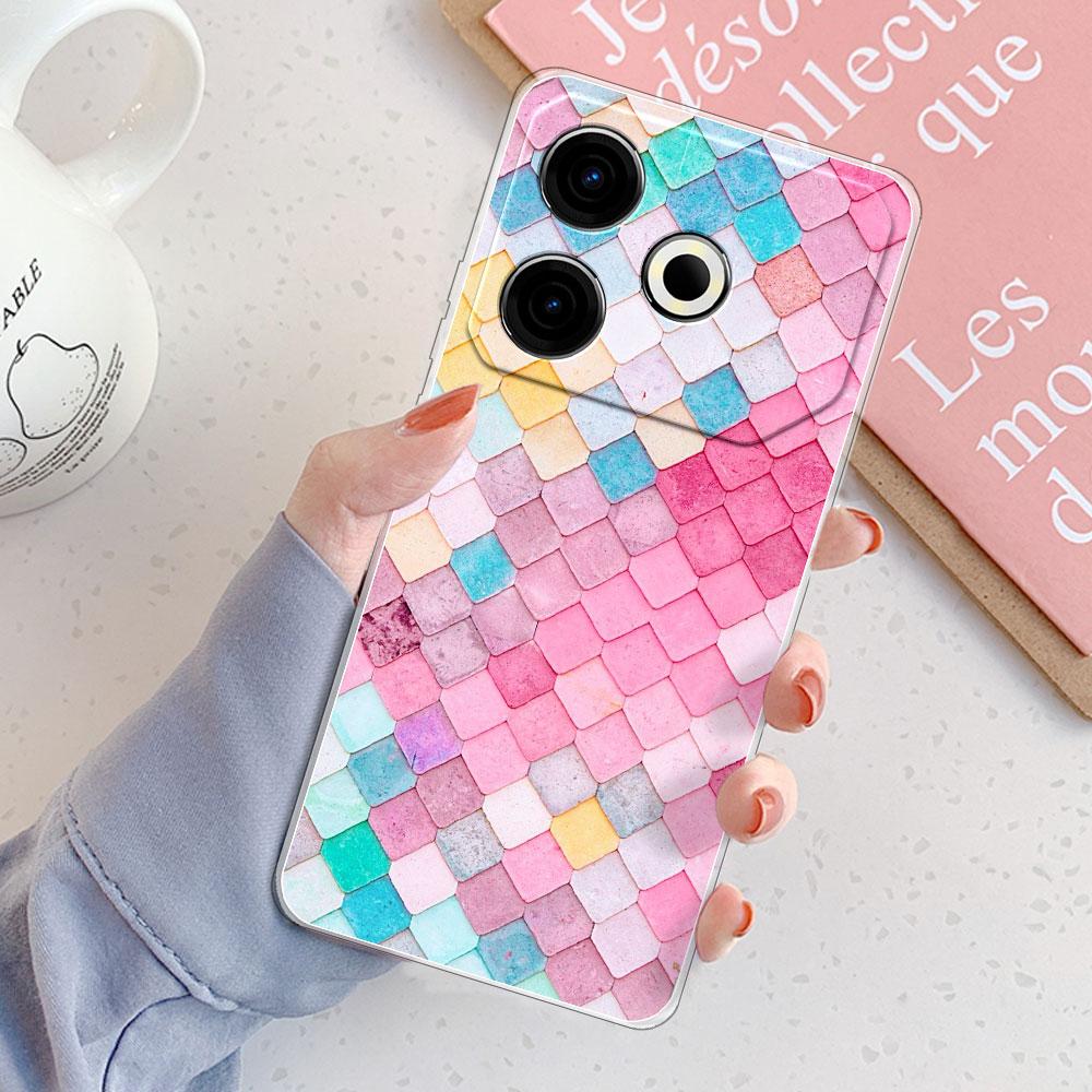 For Tecno Pova 6 Neo Case For Tecno Pova 6 Neo Cover Shockproof Clear Soft Silicone Phone Case for Tecno Pova6 Neo Fashion Funda