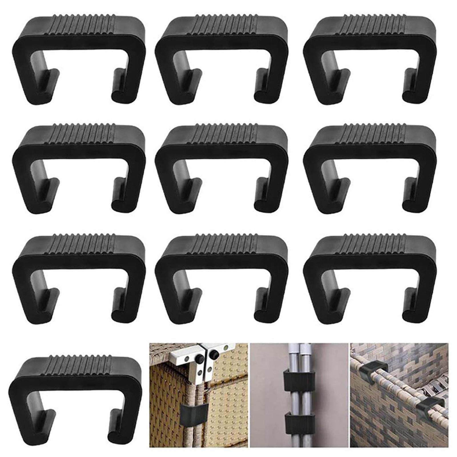

10pcs/set Aluminium Garden Furniture Sets Fastener Clips Heavy Duty Rattan Sofa Connector Sofa Clip