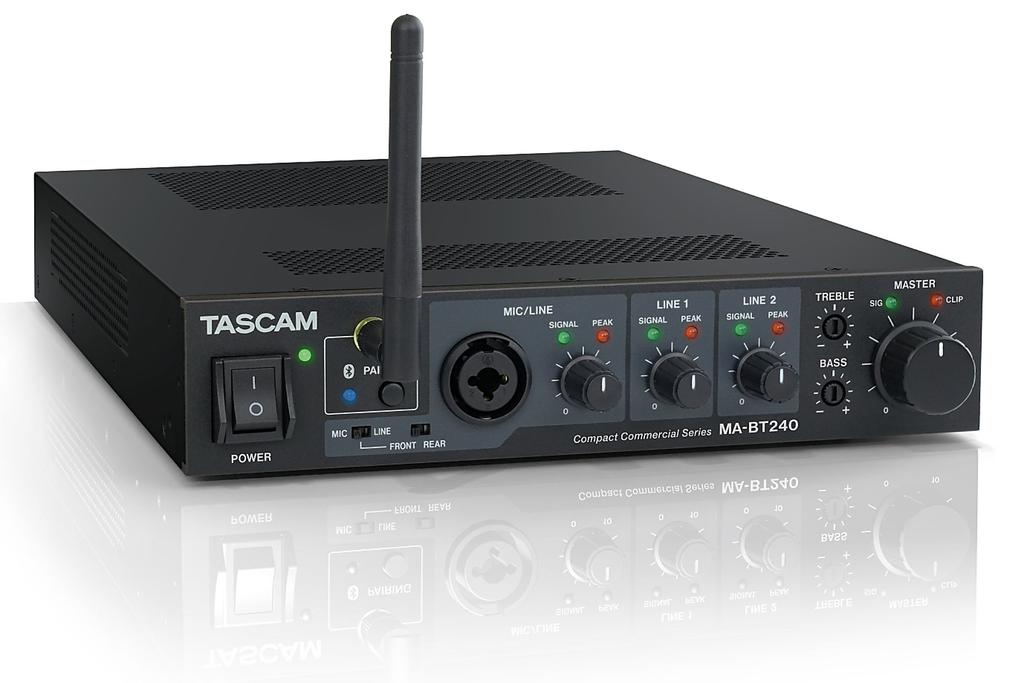 Tascam ma-bt240 wzmacniacz miksujący 240w
