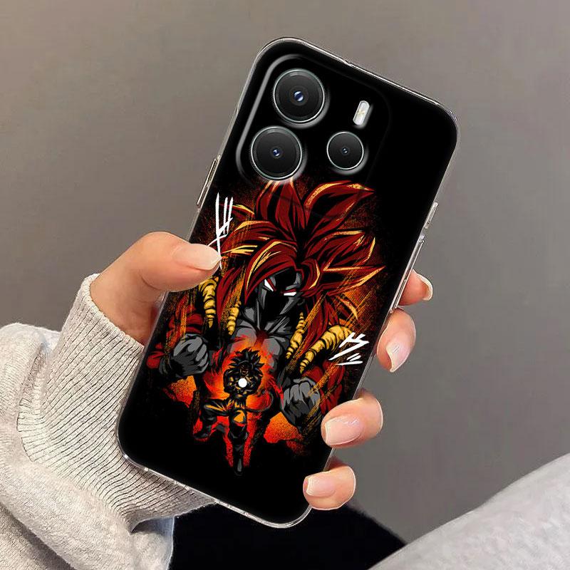 

Vegetto Goku Anime Case For Redmi Note 15 14 13 12 11 10 Pro Plus Dragonballs Attack Cover For Redmi 15C 15 14C 13C Phone Cases Redmi 12C