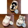 Cat Plush Toy Bed With Soft Pp Cotton Fill For Kids And Teens