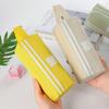 Double Layer Portable Pencil Case Oxford Cloth Double Zipper Pencil Bag For Students Back To School Storage Stationery Supply