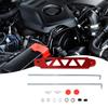 5-Hole Bracket Aluminum Battery Mount Aluminum Alloy Construction Enhanced Stability Aluminum Alloy Battery Holder